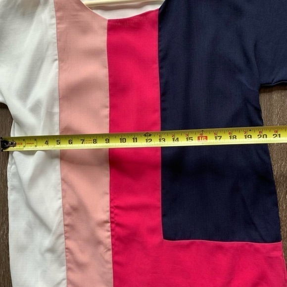 Andree by Unit colorblock short sleeve dress. Large. New - Picture 11 of 12
